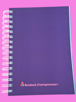 Notebook de l'entrepreneuse avec spirale (200p)