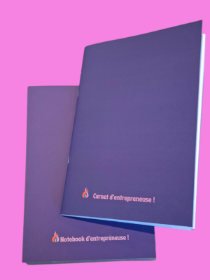 Duo carnet + notebook (reliure collée)